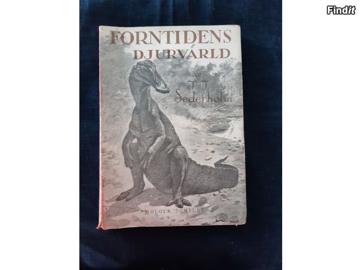 Säljes Forntidens djurvärld 1928