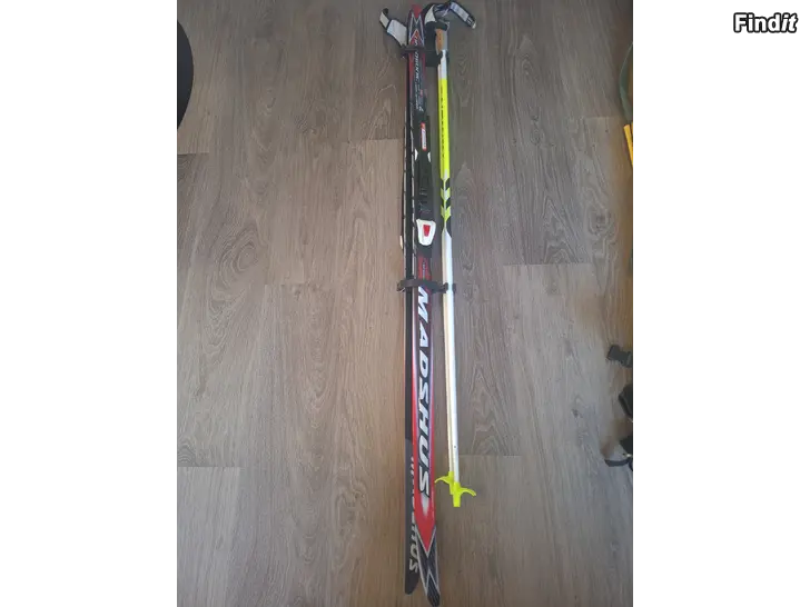 Säljes Madshus skate skidor och stavar