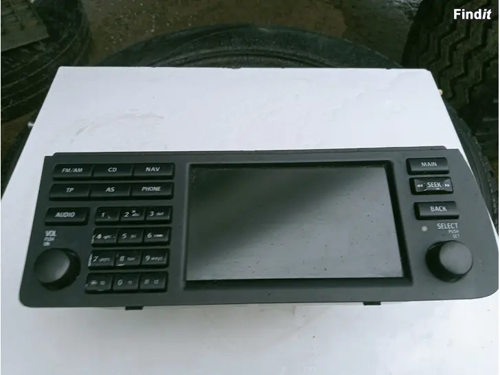 Myydään Saab 9-3 2004 radio/DVD/navi ohjain 12805115KA