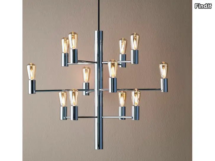 Säljes Herstal Manola 12 ljuskrona krom