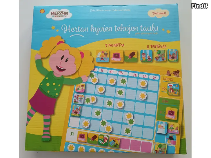 Myydään Hertan hyvien tekojen taulu