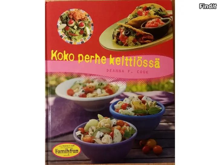 Myydään Koko perhe keittiössä FamilyFun kirja 3e