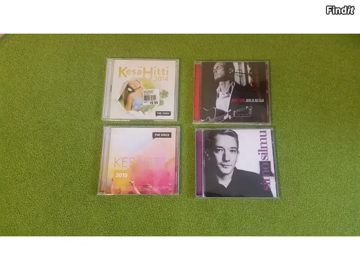 Myydään 4kpl CD kotimaisia artisteja