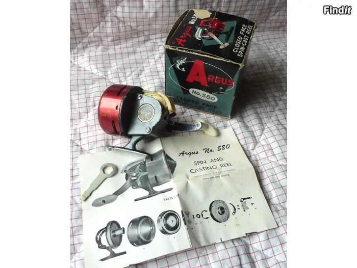 Myydään Vintage Argus no 580 kela