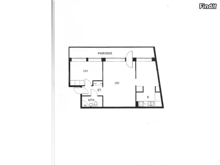 Uthyres Uthyres 3 r + k, 47,5 m2