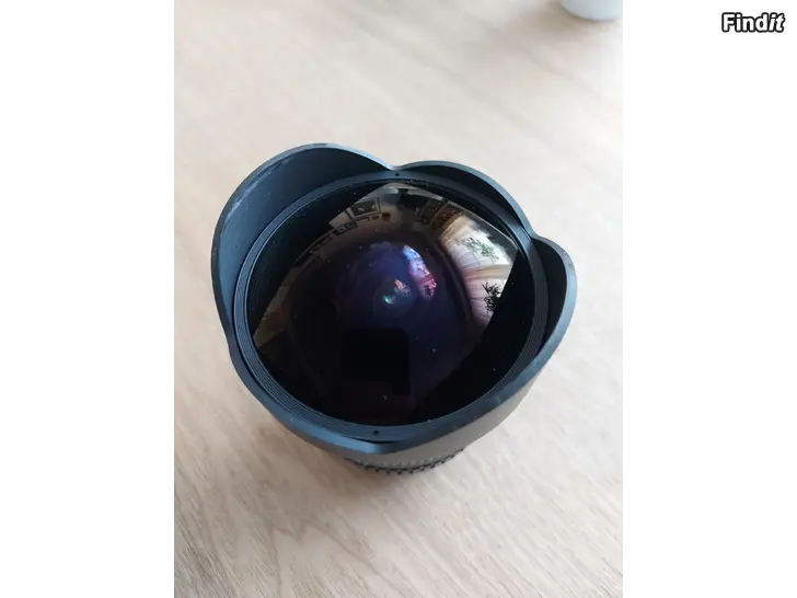 Säljes Samyang 8mm f3.5 Fisheye objektiv, Nikon F