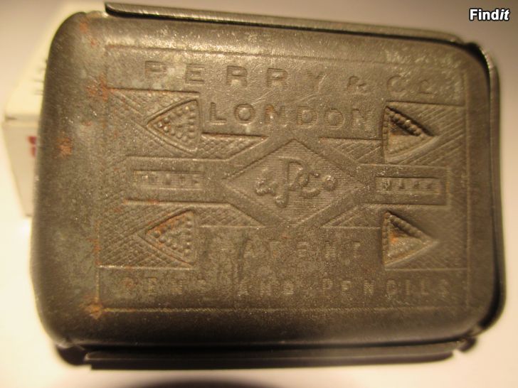 Myydään PERRY and Co London,  metallirasia 1800-luvun lopulta