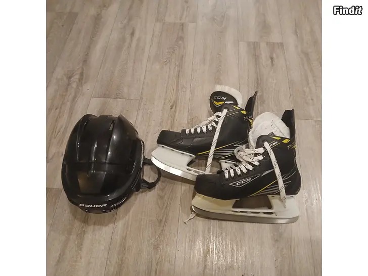 Säljes Skridskor med hjälm