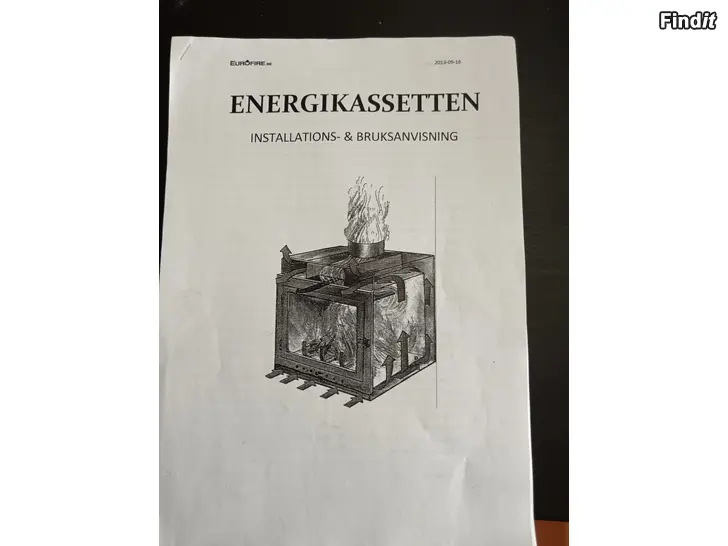 Säljes Värmekasett för öppenspis