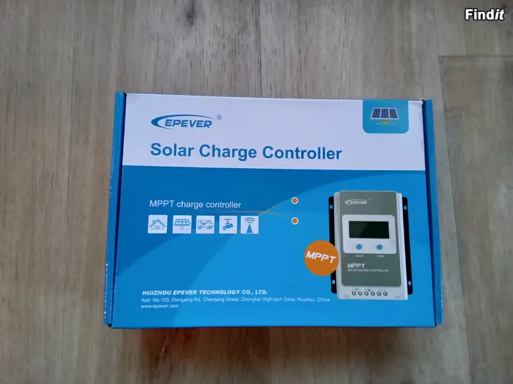 Säljes Epever 30A regulator för solpaneler, ny