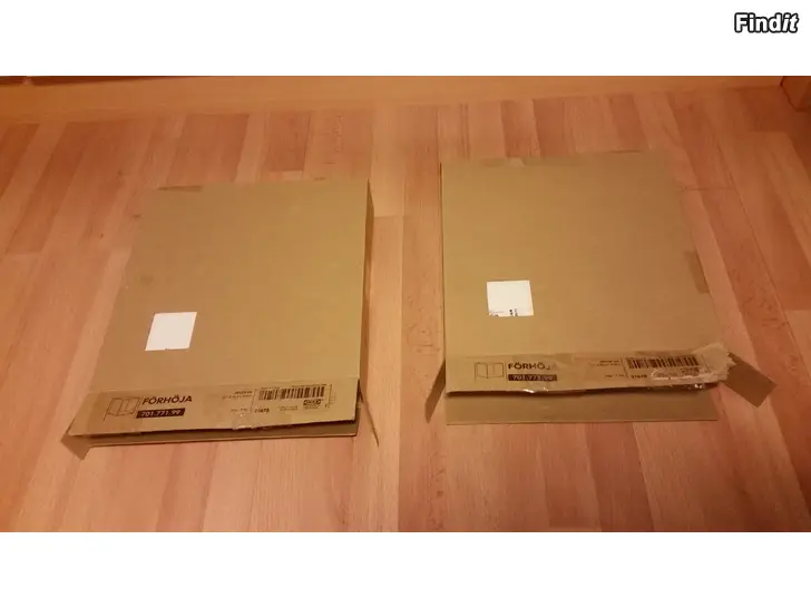 Myydään Ikea seinähylly FÖRHÖJA 30x30cm 2kpl valkoinen