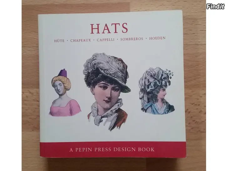 Myydään HATS A Pepin Press Design Book -5e