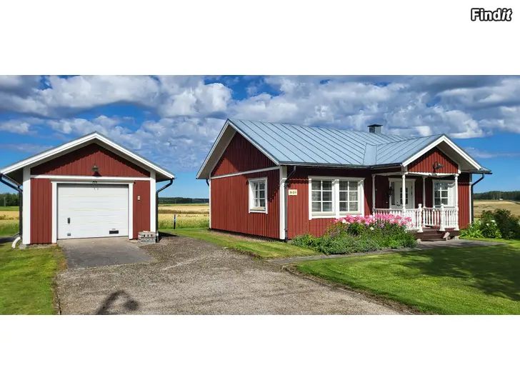 Säljes Försäljning av egnahemshus och garage med tillhörande tomt