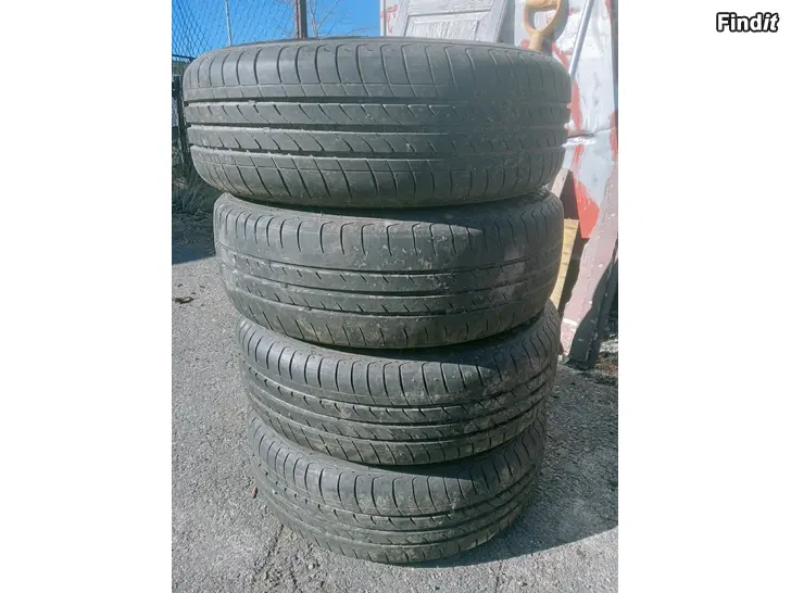 Myydään Kesärenkaat 175/65R14 vanteet 4-108 Peugeot/Citroen