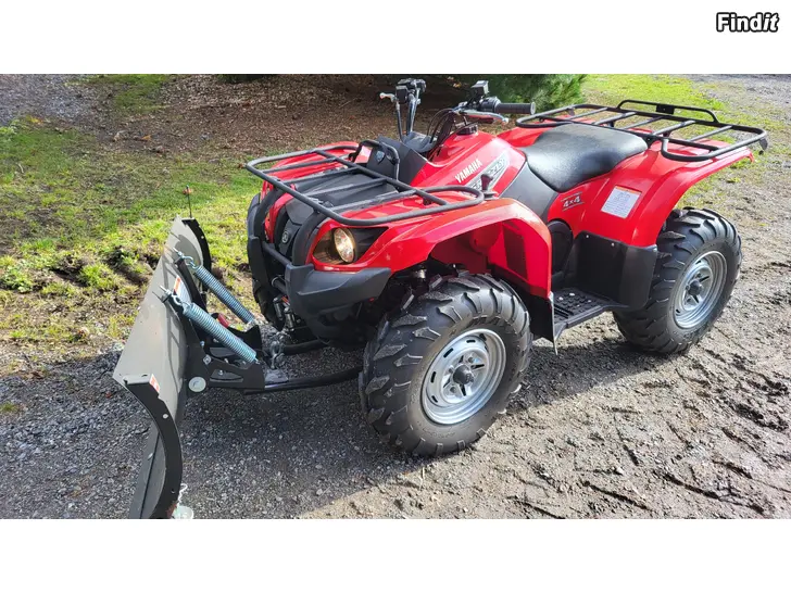 Myydään Mönkijä Yamaha Grizzly 450 4x4, lumilevy