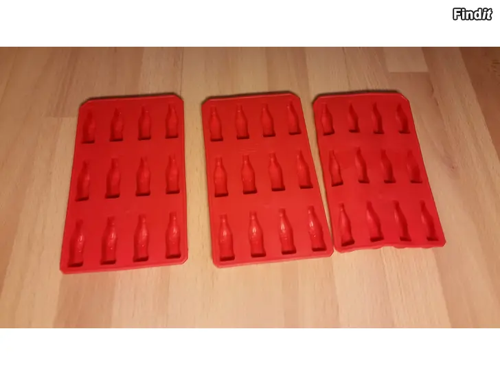 Myydään Coca-Cola jääpalamuotit 3kpl 6e