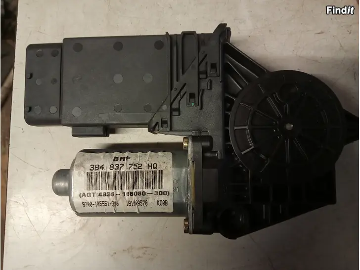Myydään VW Passat 2002 O.E. lasinnostin moottori 3B4837752HQ