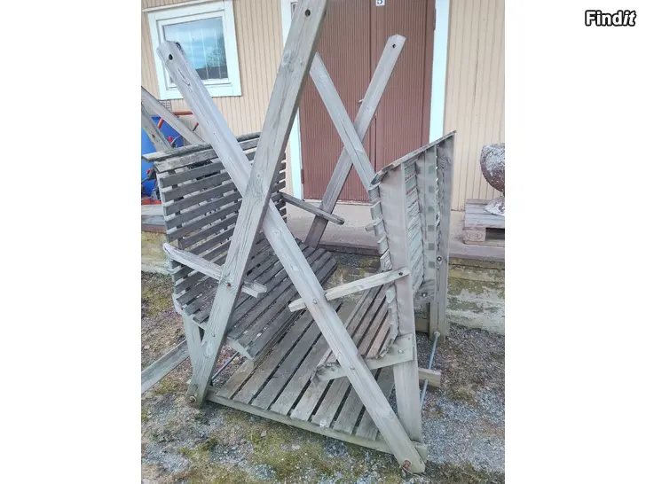 Myydään Trädgårds gunga dubbelsitsig
