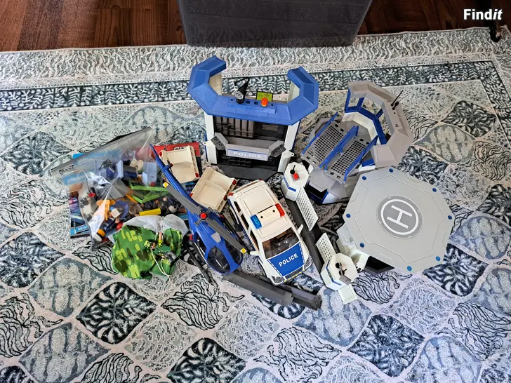 Säljes Playmobil polisstation