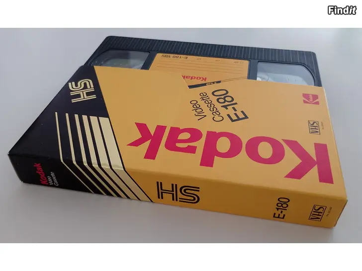 Myydään Kodak E-180-VHS-kasetti, käytetty