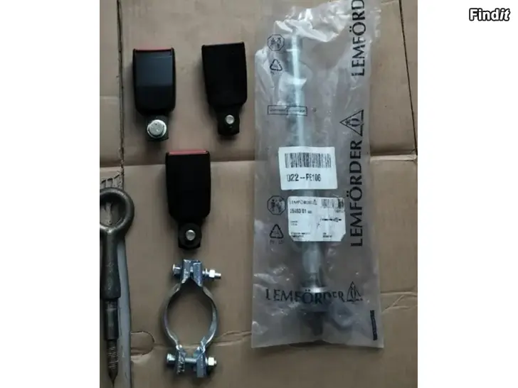 Myydään Turvavyönlukkot laippakiristin raidetangon sisä