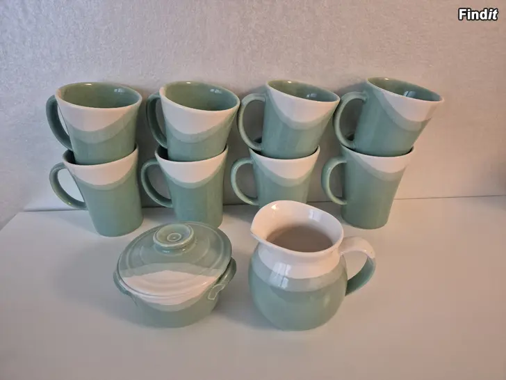 Säljes Kultakeramiikka service