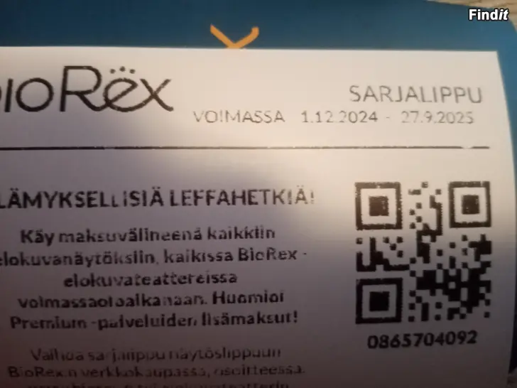 Myydään Elokuvaliput