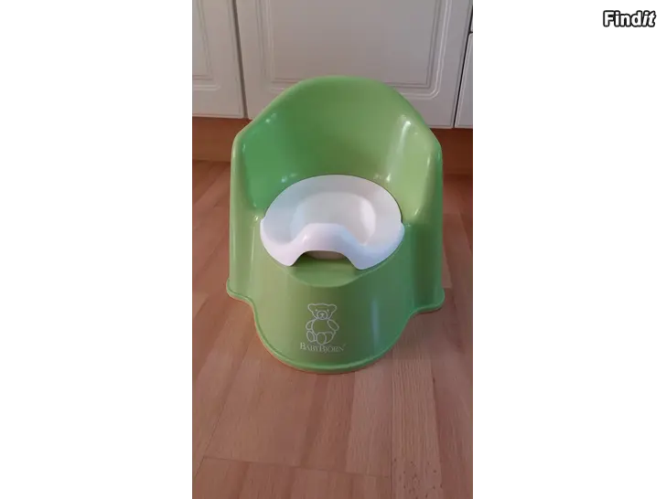 Myydään Baby Björn potta vihreä 15e