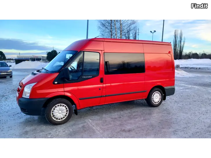 Säljes Ford Transit T350 Trend 2.2 TDCi 115hv 3+3 hengen kevytkuorma-auto PIENI VERO