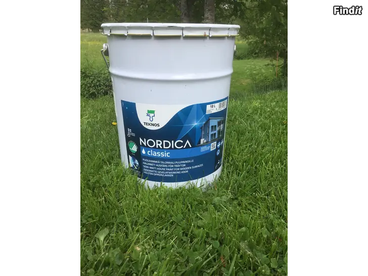 Säljes HUSFÄRG för träytor Nordica classic 16 liter Färg Vuota