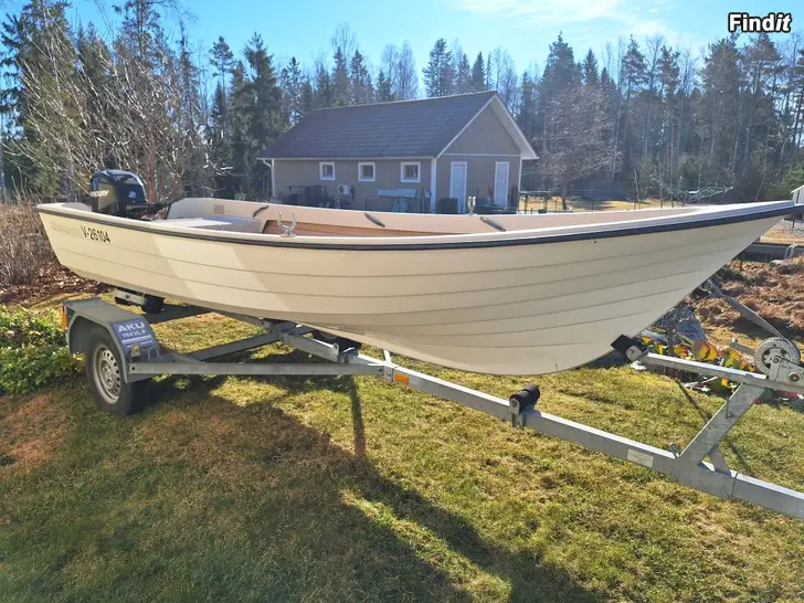 Myydään Paro 470 med Mercury 25 EFI