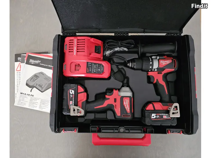 Säljes Outnyttjat Milwaukee M18 Skruvmaskinspaket