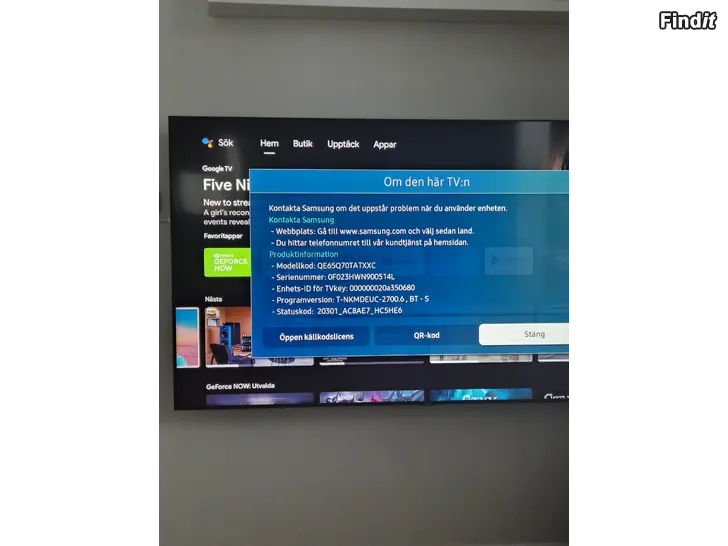 Myydään Samsung 65Qled