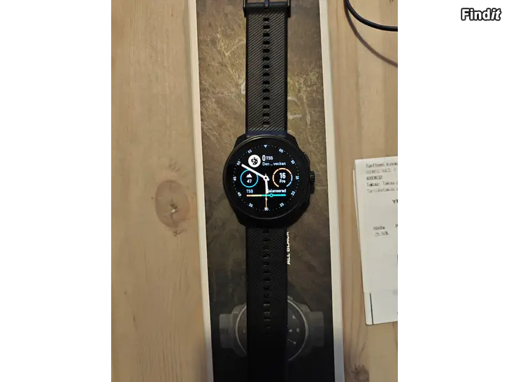Myydään Suunto race S all black
