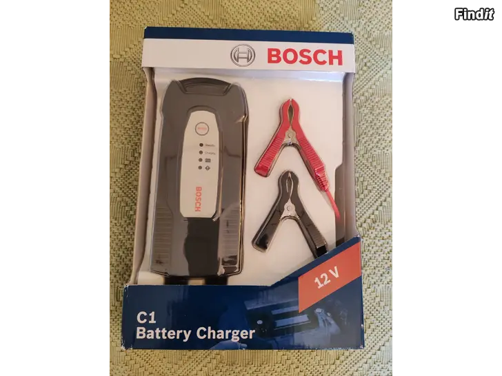 Säljes Bosch batteriladdare C1 12V/3.5A