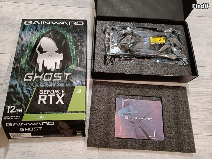 Myydään GAINWARD GeForce RTX 3060 12GB GHOST