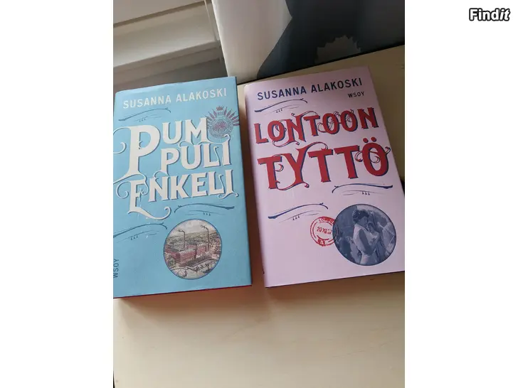 Myydään Pumpulienkeli ja Lontoontyttökirjat