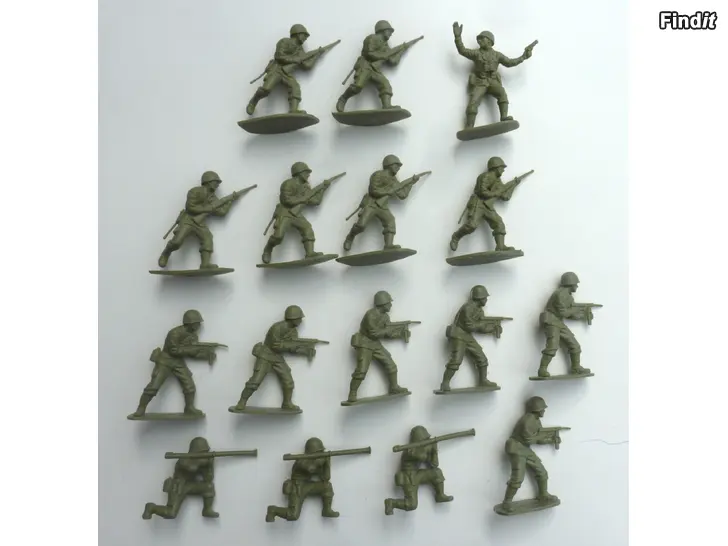 Myydään Airfix American Infantry muoviset sotilaat 1970-luvulta