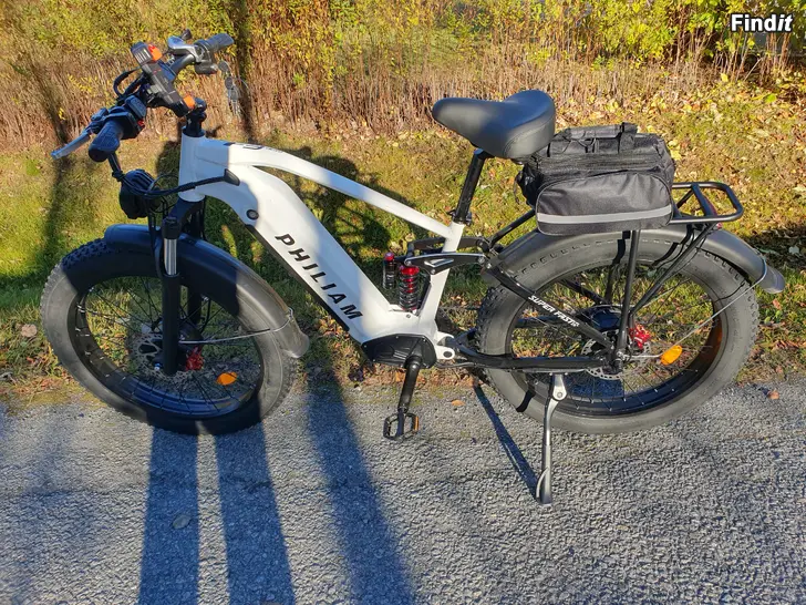 Säljes PHILIAM E-bike 3000W Dual Motor 52V 23AH  2 wheel drive självgående