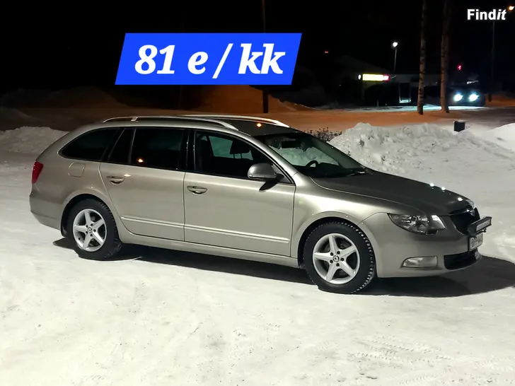 Myydään Skoda SuperB 1.6 TDi 105hv Comfort GreenLine Farm.2 hengen paku