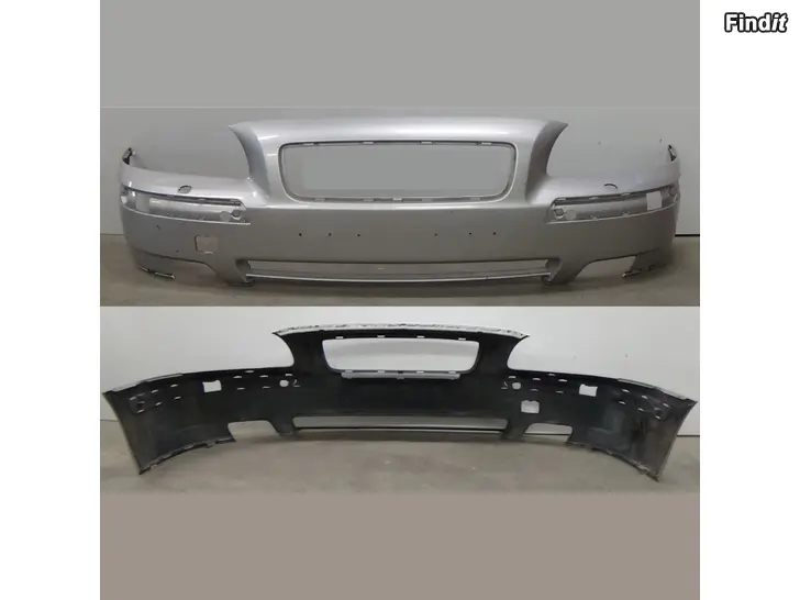 Myydään Volvo V70 03-07 etupuskuri 08693340 front bumper