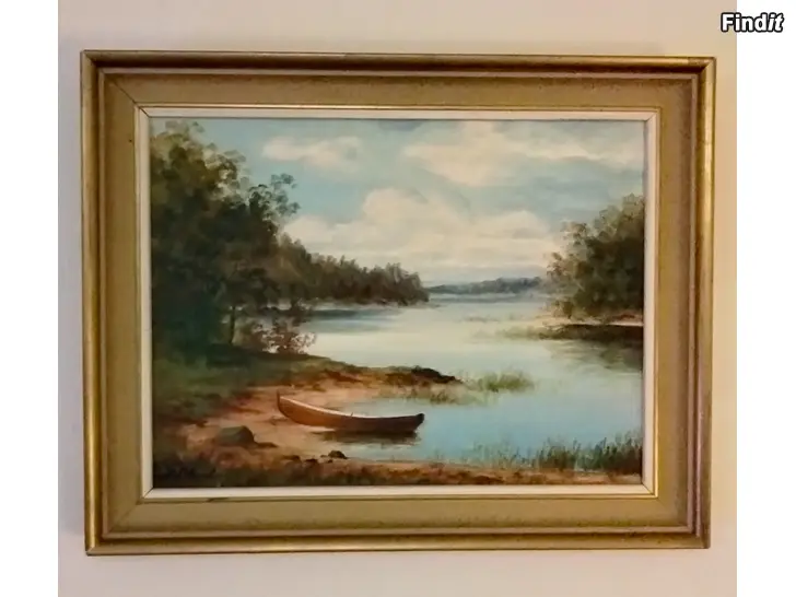 Säljes Nikolai Silverbergin akryylimaalaus