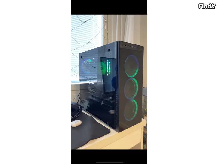 Myydään Pelitietokone - RTX 3070 - Ryzen 7 5800x - 16 gt ram ddr4 - 1tb ssd