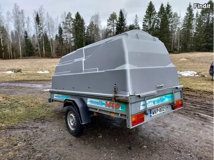 Myydään Muuli 1400 L bilkärra
