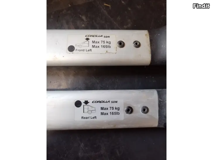 Myydään Takräcke till Toyota Corolla