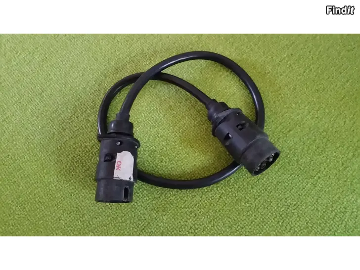 Myydään Peräkärryn välikaapeli 70cm 2x7-napainen pistoke 6e