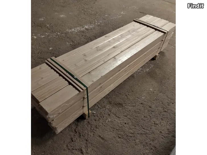 Myydään Kuusipaneeli STS 14x120x2100 ERÄ 201,6m / 22m²