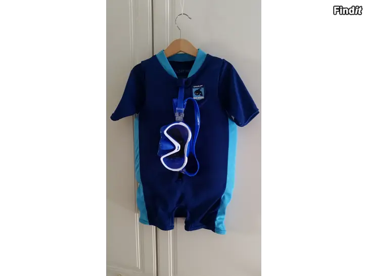 Myydään Speedo SeaSquad 5-6v kelluntaliivi  Mares Seahorse sukellusnaamari 20e