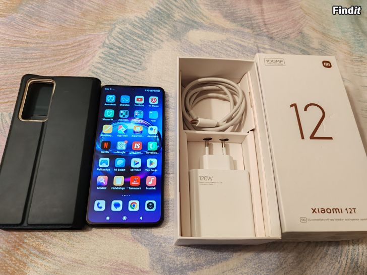 Säljes Xiaomi 12T 5G 8/1228gb Black