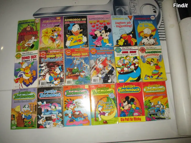Säljes Kalle Anka pocket stort paket